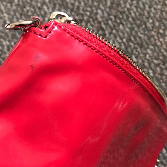 Kate Spade coral red patent leather small bag - Picture 5 of 7